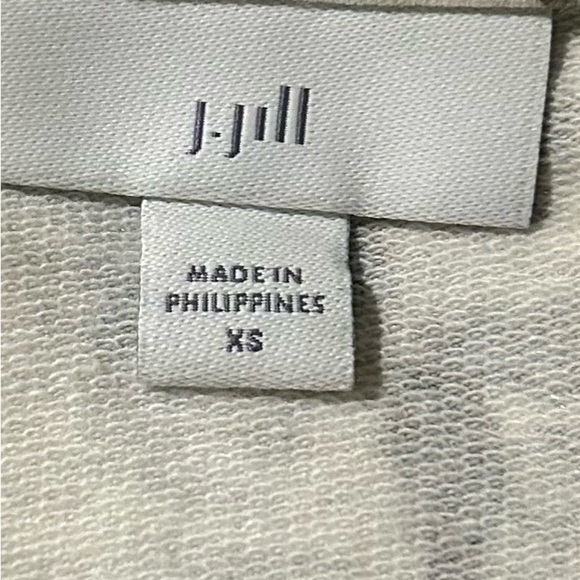 J. Jill Women’s Floral Knit Tunic Side Button Long Sleeve Size XS - Picture 10 of 11